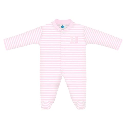 Duke® Infant Striped Footed Romper