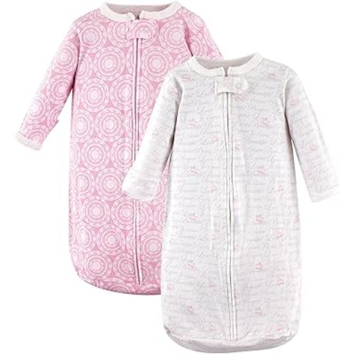 Hudson Baby BabyCotton Long-Sleeve Wearable Sleeping Bag, Sack, Blanket