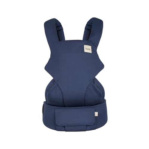 Baby Tula Explore Mesh Baby Carrier 7 – 45 lb, Adjustable Newborn to Toddler Carrier, Multiple Ergonomic Positions Front and Back, Breathable and Cool – Tula Coast + Mesh, Indigo