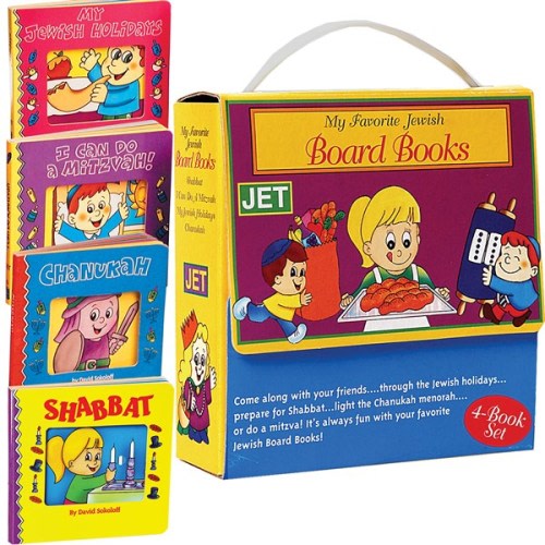 4 Board Books in Carry Case