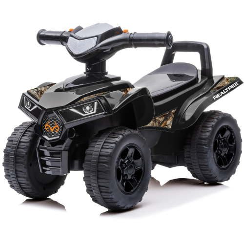 Realtree Quad Push Car Foot-to-Floor Ride-On ATV, Black, Ages 12-36 Months
