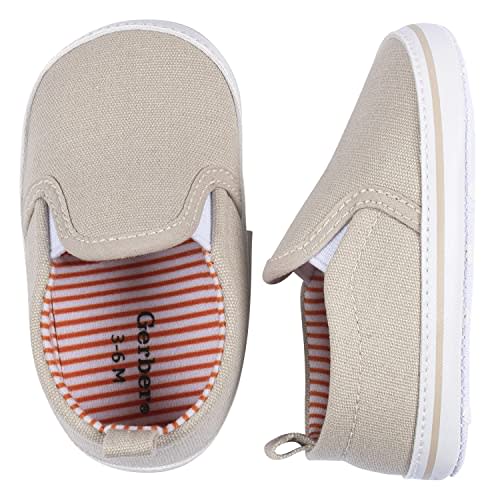 Gerber Baby Newborn Infant Toddler Boy and Girl Slip-On Sneaker Crib Shoe