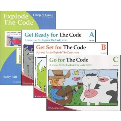 Explode the Code SET--Books A, B, and C with Teacher
