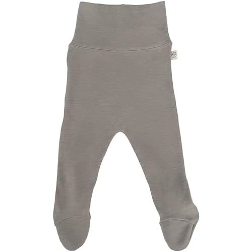 Woolino Baby Footed Romper Pants, 100% Merino Wool Baby Pants, Newborn Pants with Footies for Infant Boy & Girl