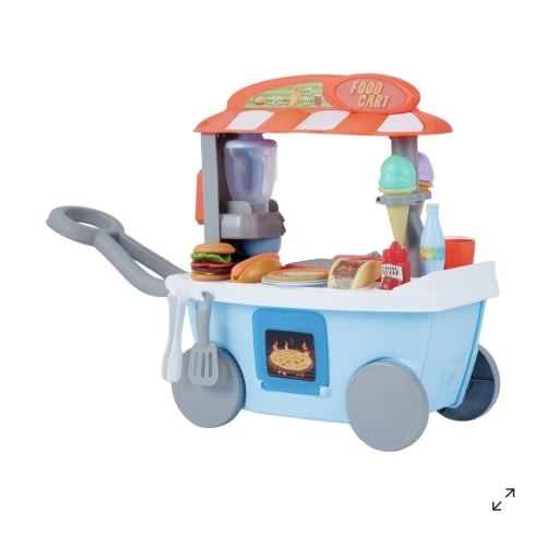 26 Piece Food Cart Toy
