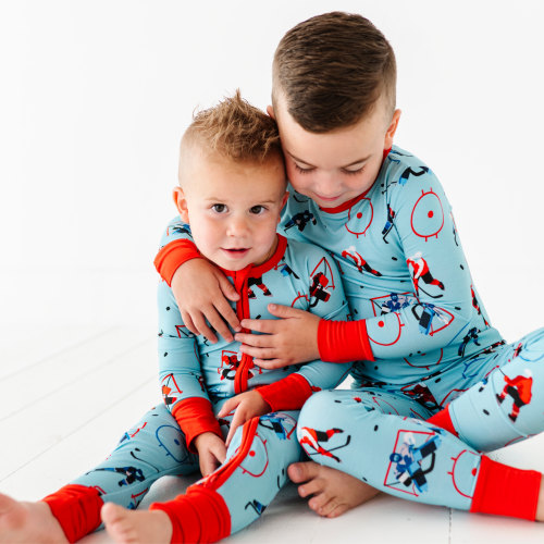 Go The Puck To Bed Convertible Footies - 0-3M