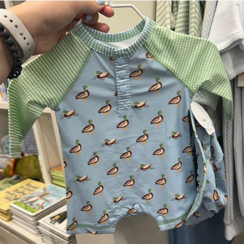 Duck Rash Guard. Size: 3-6M