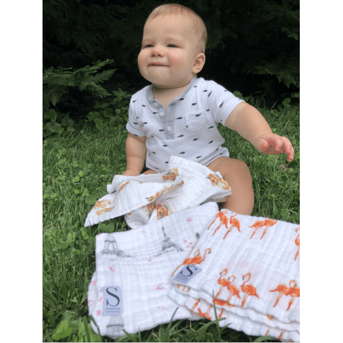 Organic Muslin Burp Cloths
– Sarah Klein Santa Cruz