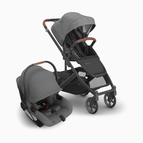 UPPAbaby Cruz V3 Stroller & Aria V2 Infant Car Seat Travel System - Greyson