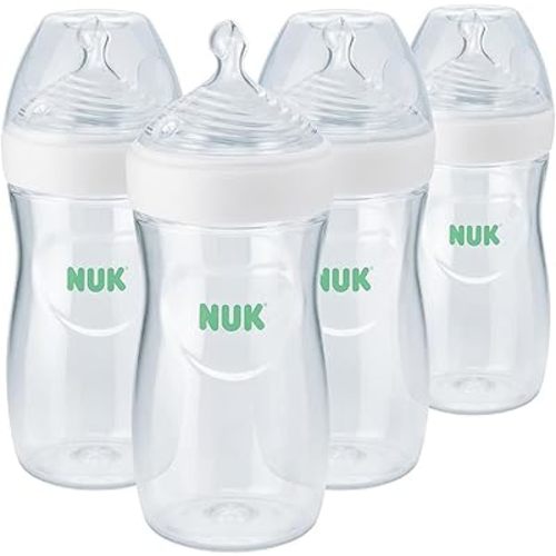 NUK Simply Natural Baby Bottle with SafeTemp