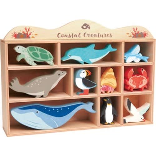 Coastal Creatures Wooden Playset