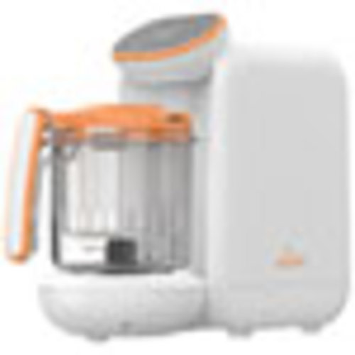 Quark Quook 5-in-1 Baby Food Maker, Bottle Warmer & Steriliser - White/Orange