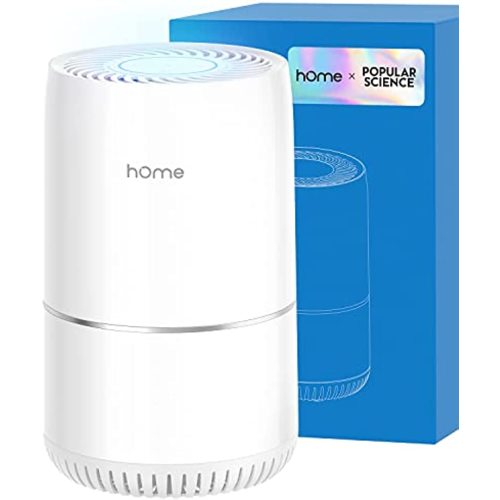 hOmeLabs x POPULAR SCIENCE Air Purifier with True HEPA Filter - Removes 99.97% of Airborne Particles with H13, Activated Carbon and 3-Stage Filtration