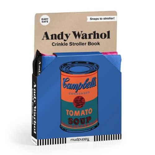 Andy Warhol Crinkle Fabric Stroller Book - By Mudpuppy (bath Book)