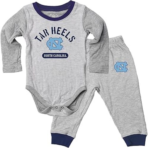 Wes and Willy Baby College Jie Jie Long Sleeve Bodysuit and Pant Set