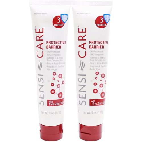 Medline Remedy Specialized Protect Zinc Oxide Paste Skin Protectant 4 oz Tube (Pack of 2 Tubes)
