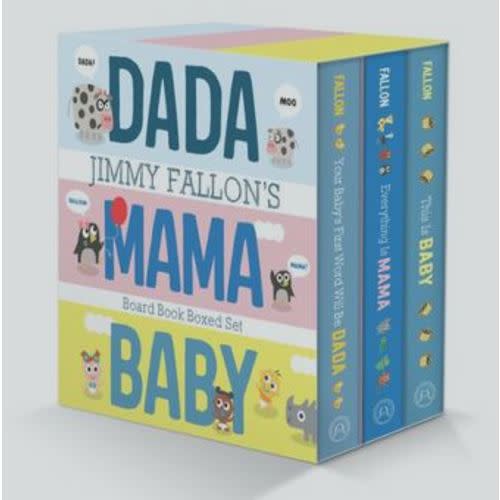 Jimmy Fallon's DADA, MAMA, and BABY Board Book Boxed Set by Jimmy Fallon, Miguel Ord ez, Hardcover | Barnes & Noble®