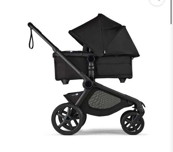 Bugaboo Kangaroo Bassinet Fabric Complete  - Heritage Black