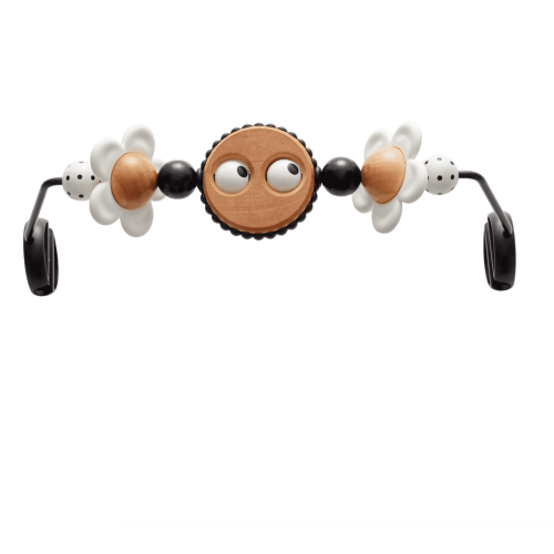 Baby Bjorn Black & White Googly Eyes Toy for Bouncer