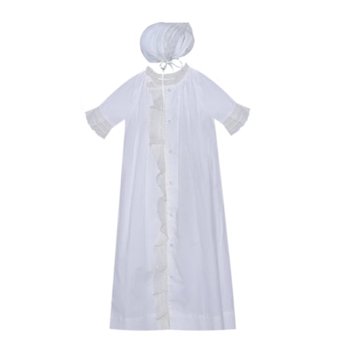 Baby Sen Daygown + Bonnet Set
