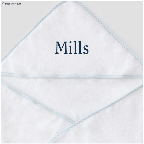 Personalized Baby Hooded Towel | Weezie Towels