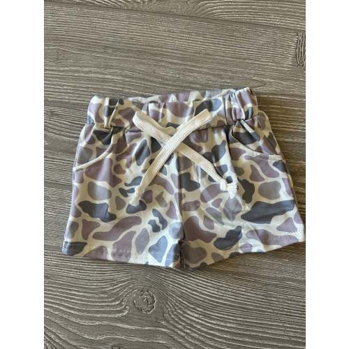 Grey Camo Shorts