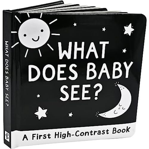 What Does Baby See? A High-Contrast Board Book (Padded Cover)