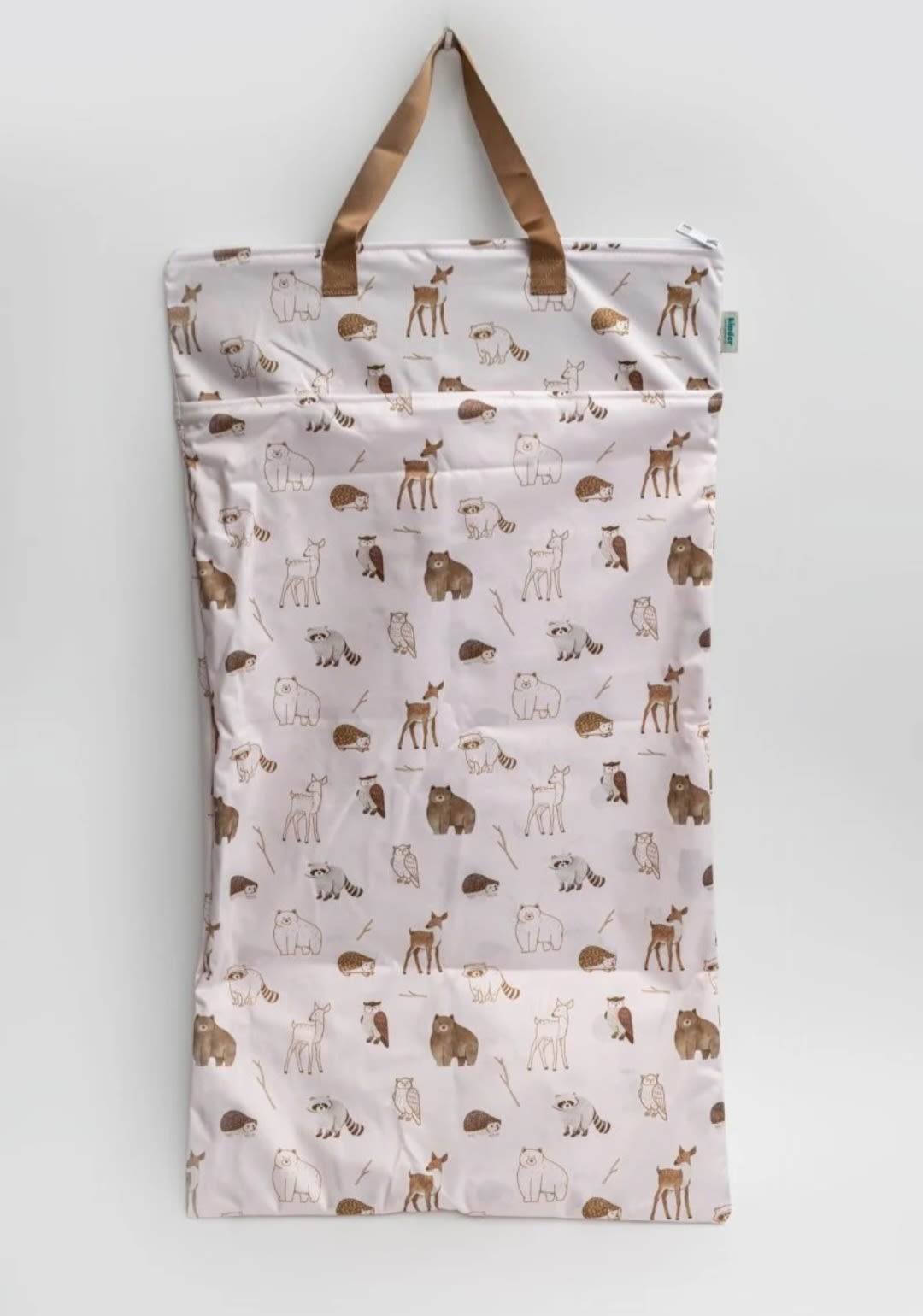 Large Zipper Hanging Wet Bag, Laundry Bag with Handles