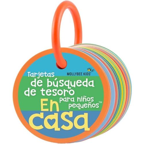 MOLLYBEE KIDS Toddler Scavenger Hunt Cards at Home (Spanish Edition) Tarjetas de busqueda de Tesoro para ninos pequenos En Casa