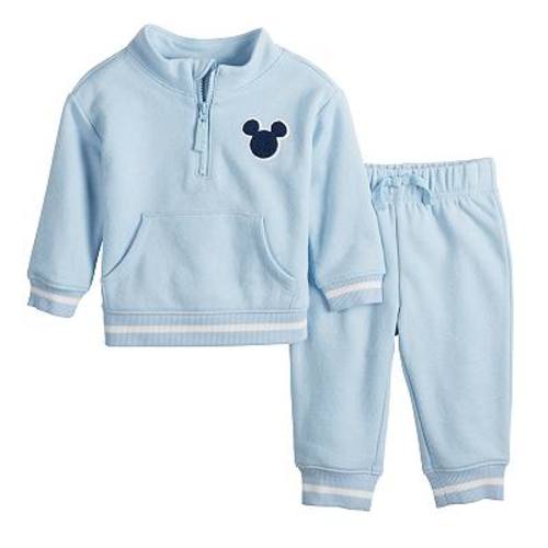Disney's Mickey Mouse & Pluto Baby Quarter-Zip Top & Jogger Set by Jumping Beans®