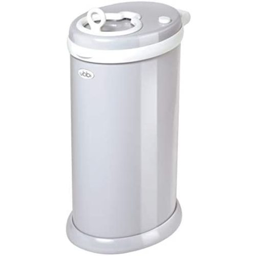 Ubbi Steel Odor Locking, Diaper Pail, Gray