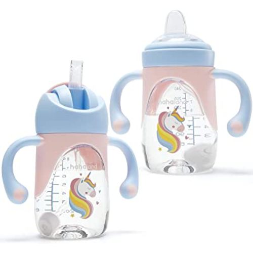  SUPER MAMA Sippy Cups for 1+ Year Old with Spout