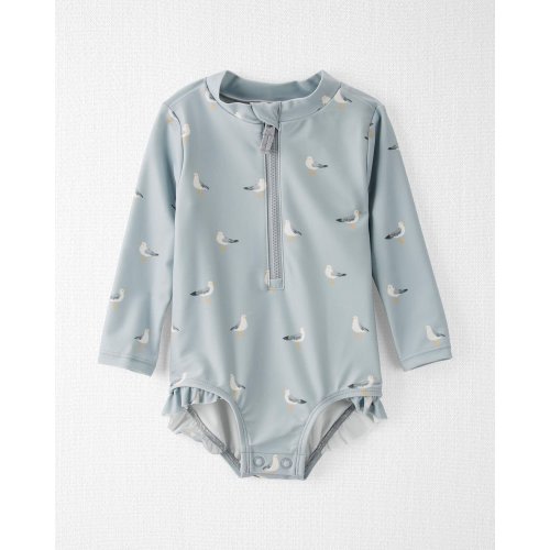 Baby Recycled 1-Piece Rashguard Swimsuit - Little Planet | Carter's