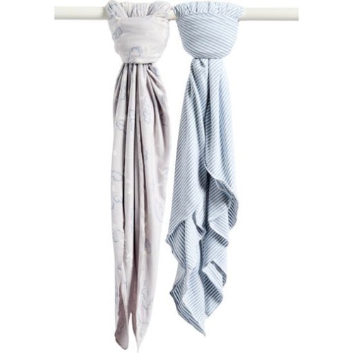 2-Pack Assorted Knit Swaddles