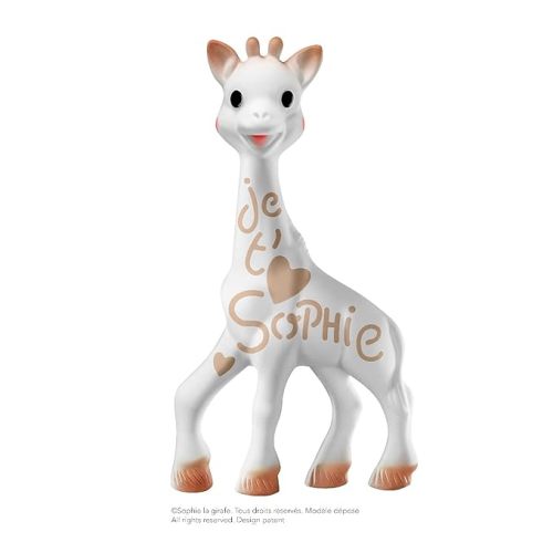 Sophie by Me 60th Anniversary Edition Teether Sensory Developmental Toy SOPHIE LA GIRAFE Beige