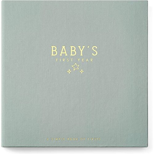 Lucy Darling Baby Memory Book – Celestial Skies | Luxury Baby First Year Book & Photo Album | Gender Neutral Keepsake Journal for Milestones, Memories & Photos | Thoughtful Pregnancy Gift