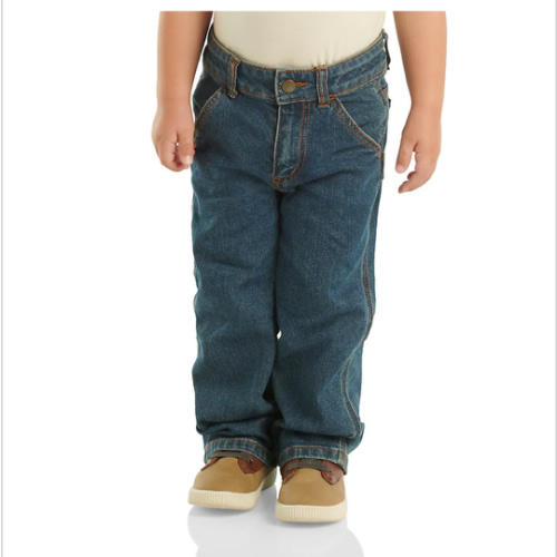 Boys' Washed Denim Dungaree (Infant/Toddler) | Full Stock Sale | Carhartt