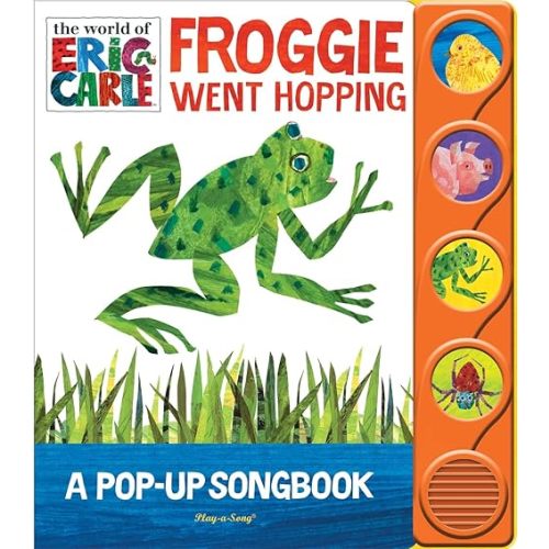 World of Eric Carle, Froggie Went Hopping Pop-Up Music Sound Book - PI Kids Board book – Sound Book, September 19, 2012