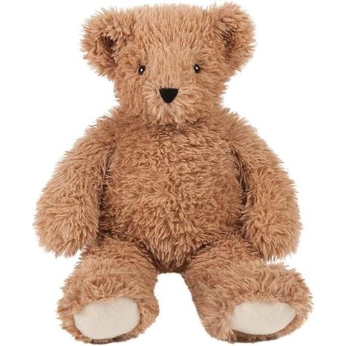 Vermont Teddy Bear Super Soft Almond Brown Teddy Bear – 18 Inch Plush Stuffed Animal to Sleep with, Cozy Bear Plush, Crafted in The USA