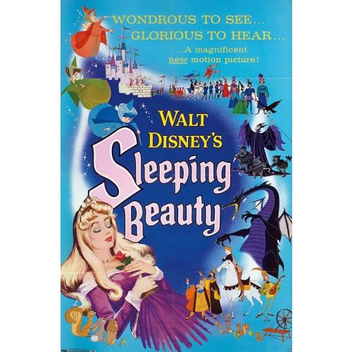 Trends International 24X36 Disney Sleeping Beauty - One Sheet Wall Poster, 24" x 36", Premium Unframed Version
