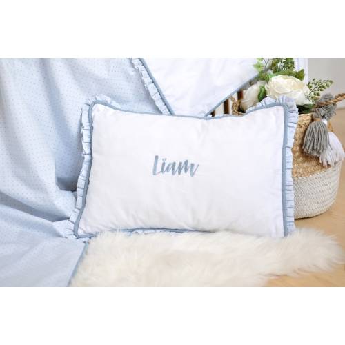 Personalized Baby Pillow, Embroidered Pillowcase, Crib Pillow Cover, Personalized Gifts, Custom Name Pillow, Baby Pillowcase, Nursey Decor