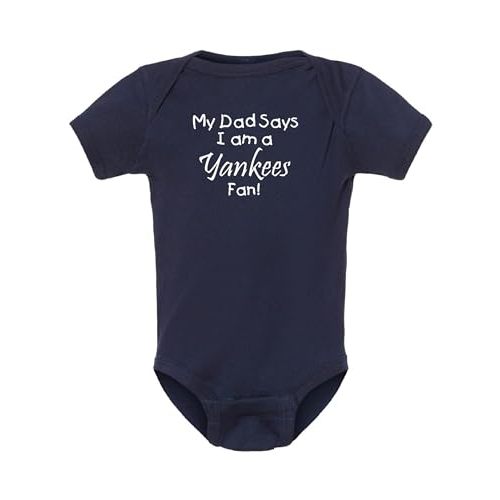 Cute My Dad Says I am a Baseball Fan Baby Bodysuit