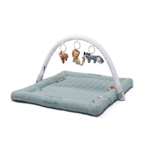 DockATot Minimat Baby Playmat, Color: Marine Chambray