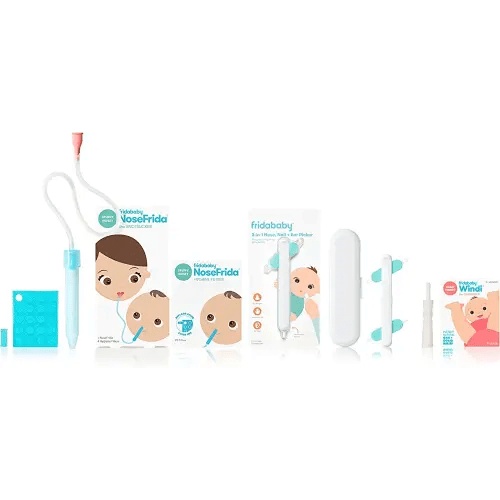 FridaBaby The NoseFrida Filter Bundle, Windi GasPasser & 3in1 Picker | Baby Healthcare Essentials