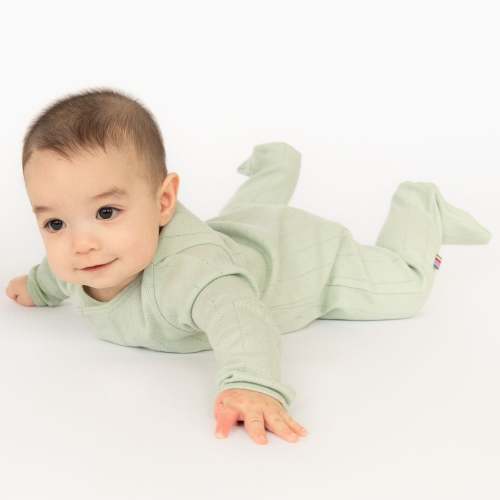 love lines seagrass organic cotton pointelle magnetic parent favorite footie