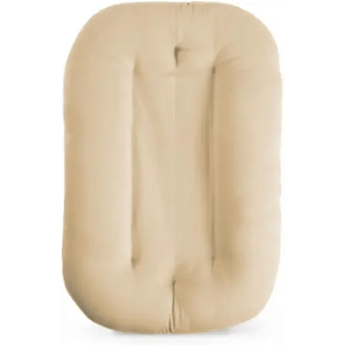 Baby Lounger for Newborn, Bionic Design Baby Lounger, Soft Organic Cotton Breathable Lounger for Infants 0-18 Months (Apricot)