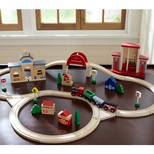 Wooden Train Set