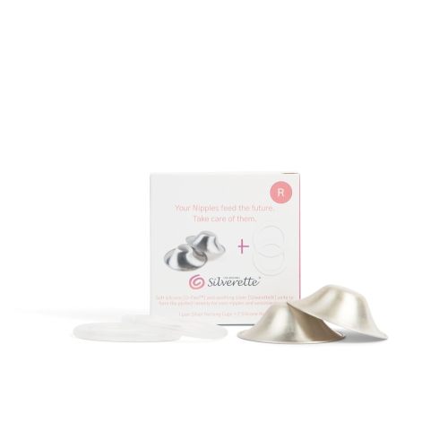 Silverette Original Silver Nursing Cups - Soothe and Protect Your Nursing Nipples - Made in Italy