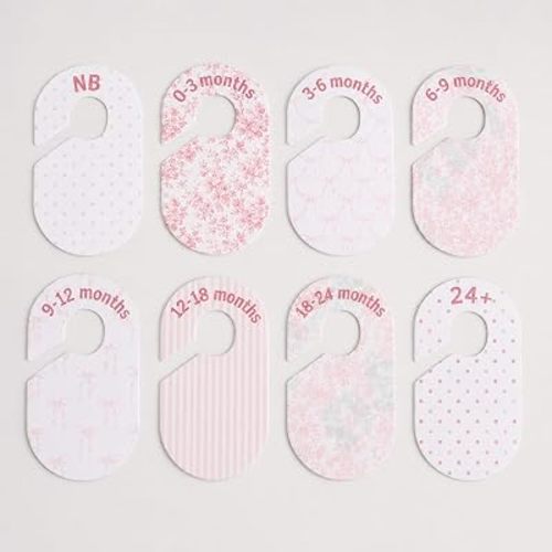 8pcs Nursery Closet Organizer Baby Closet Dividers