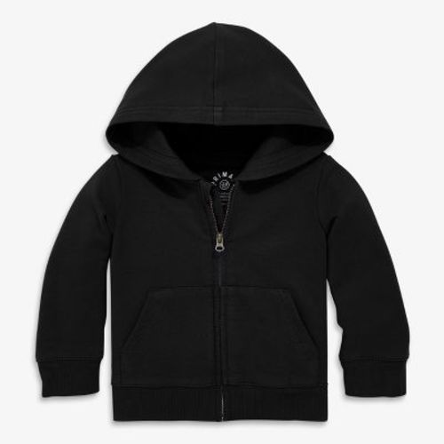 Primary Baby Zip Hoodie In Black Size 0-3m